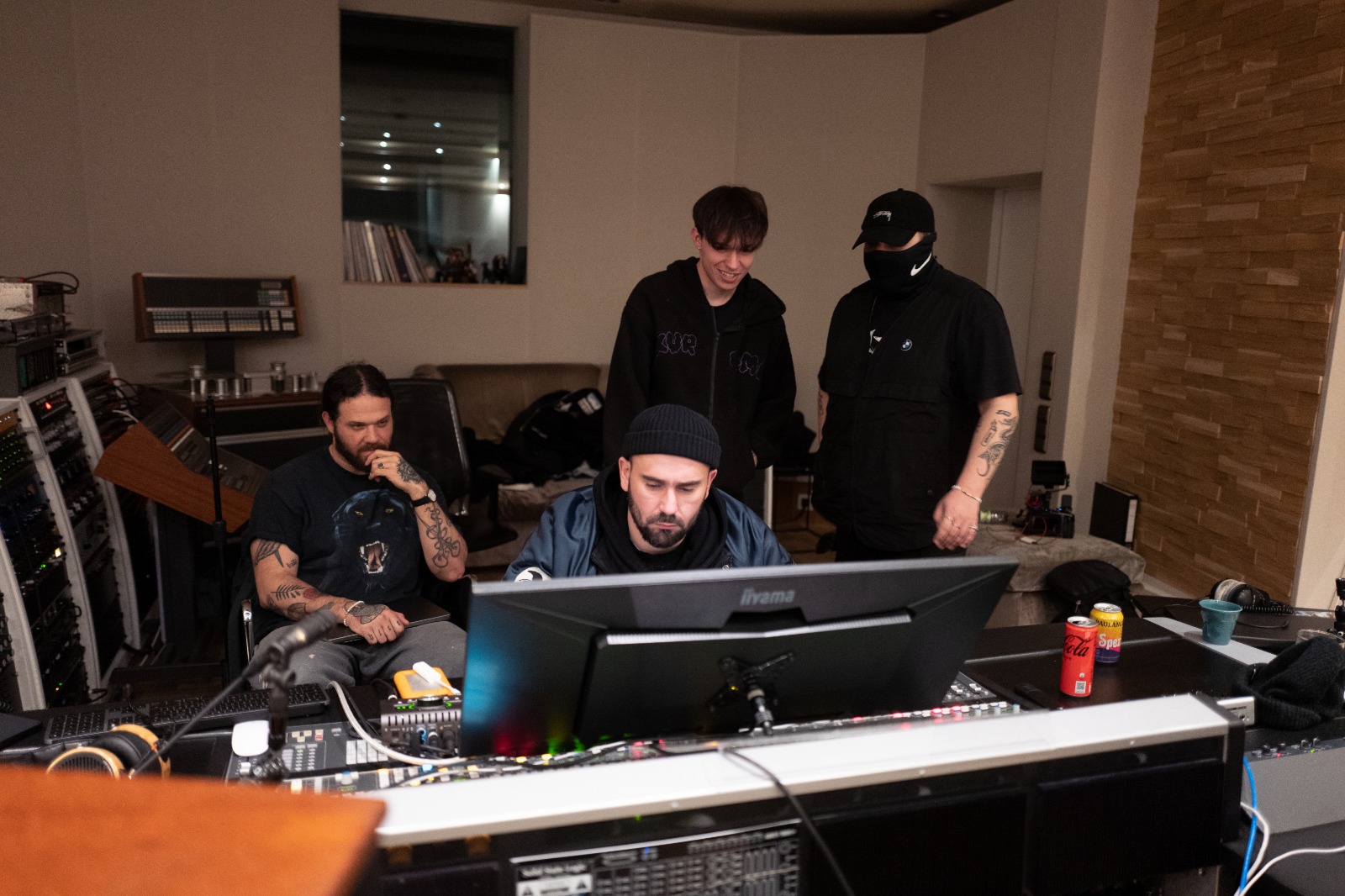 recording studio session